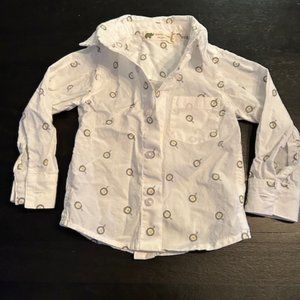 Monica + Andy printed oxford shirt, 12-18 months